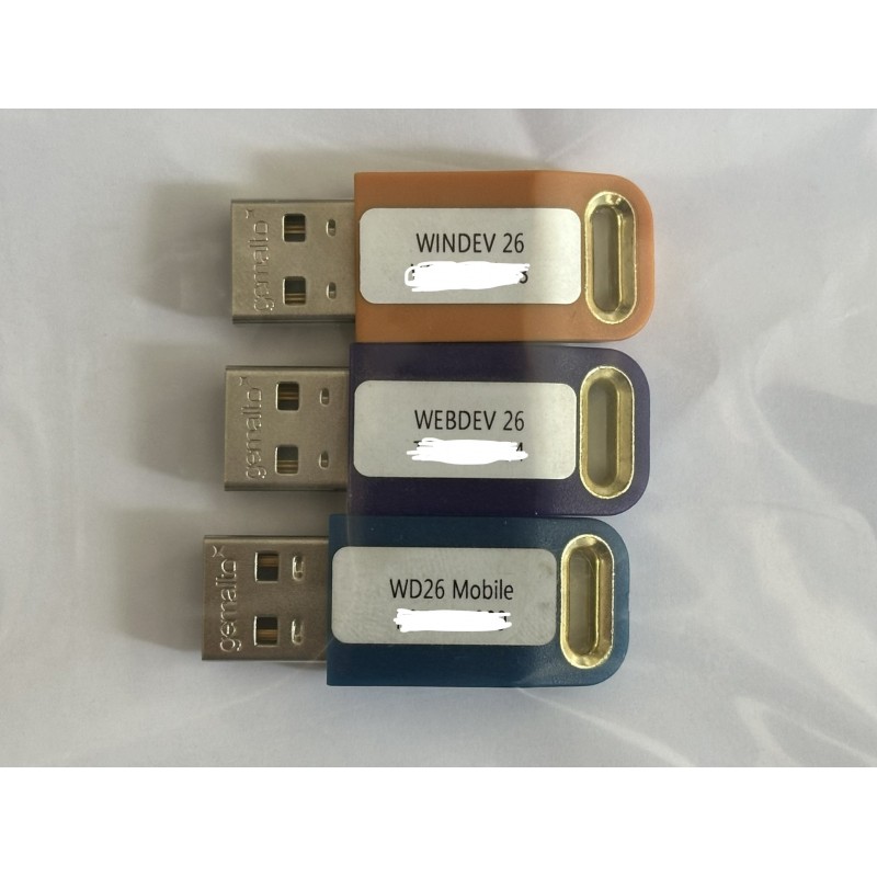 Clefs Windev,WebDev,Windev Mobile version 27